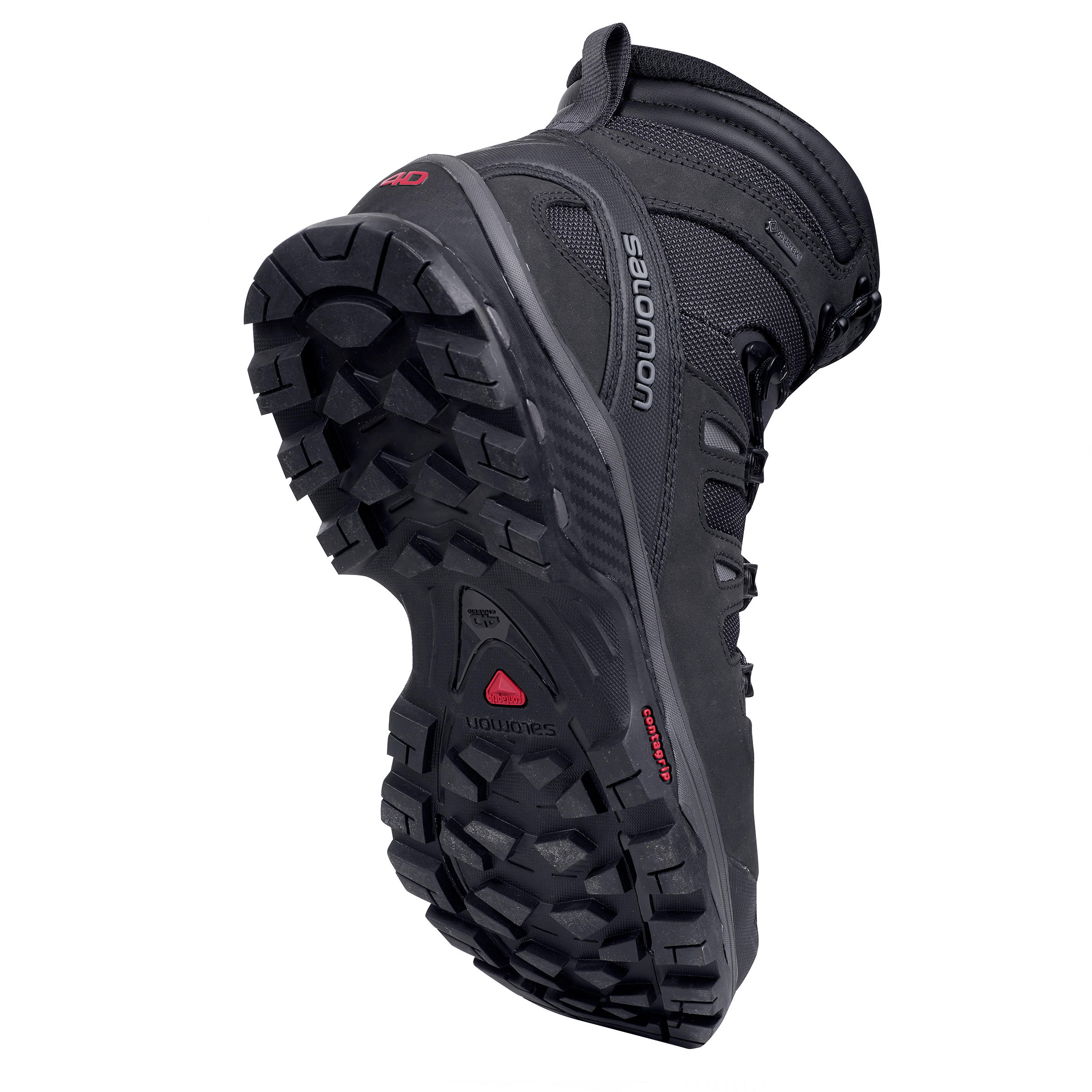 Botas Impermeables de Montaña y Trekking, Salomon, Quest Gore-Tex, Hombre, Negro Botas Impermeables de Montaña y Trekking, Salomon, Quest Gore-Tex, Hombre, Negro